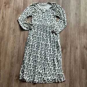 Kate Quinn Green and Cream Maxi Dress